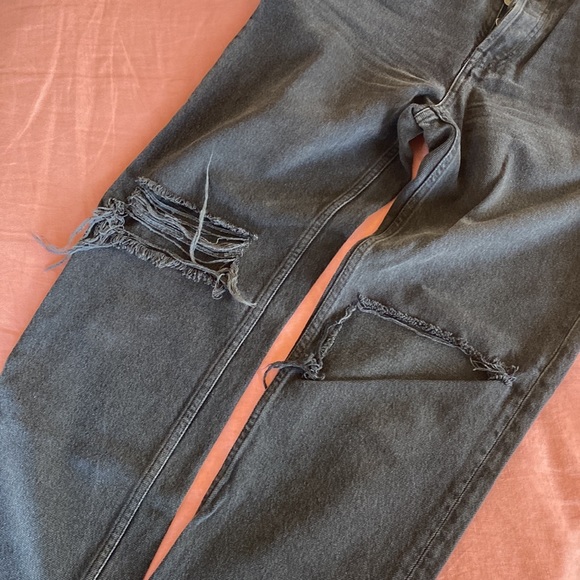 Womens Reformation Lagoon Destroyed Jeans - Picture 4 of 8